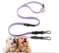 LearnLyrics - Correa larga para perro, cuerda de tracción de PVC impermeable, correa protectora de PVC, cable de sujeción para perros al aire libre hasta 220 LB