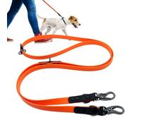 LearnLyrics - Correa para perro, cuerda de tracción, cuerda de entrenamiento, resistente, correa protectora de PVC, cable de sujeción para perros al aire libre hasta 220 LB