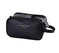 LearnLyrics Cosmetic Bag, Makeup Case, Versatile Cosmetic Travel Bag, Waterproof Large Capacity Makeup Organizer, Multi-Compartment Makeup Bag with Handle, Toiletry Bags for Women Shower, Negro ,