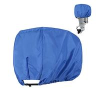 LearnLyrics Cubierta de motor fueraborda - Cubierta resistente al agua para motor fuera de borda, ajuste universal, azul, 22.83*16.14*18.11 pulgadas
