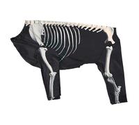 LearnLyrics Dogs Skeleton Costume Clothes, Cutting Skeleton Pet Clothes, Dog Comfortable Soft Skeleton Cosplay, Skeleton Dog Outfit, Long Lasting Dog Jumpsuit Halloween Costume for Events
