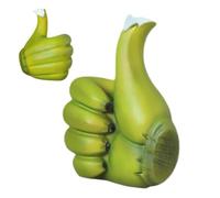 LearnLyrics Estatua de plátano para gestos de mano, escultura de mano de resina | estatua de gestos de elogio para decoración de escritorio | novedoso gesto de plátano para escritorio, mesa y