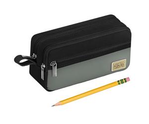 LearnLyrics - Estuche Escolar Grande con Cremallera y Compartimentos de 30 cm, portasuministros de Oficina de Gran Formato para Estudiantes y niñas