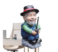 LearnLyrics Figura de Figura de para terraza y Sala de Estar, extraña Estatua al Aire Libre | Toque humorístico para decoración de su jardín, Detalles detallados y realistas para un Aspecto Real