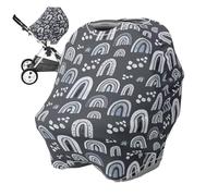LearnLyrics Funda para Asiento de Coche para recién Nacidos, Dosel para Asiento de Coche | Funda de Lactancia Transpirable | Cubierta del Portador del toldo de de bebé, Cubierta de