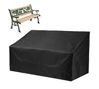 LearnLyrics Funda para banco de exterior, funda para muebles de jardín, cubierta de tela Oxford, funda impermeable para silla de jardín, muebles de exterior, funda resistente al desgarro para banco de