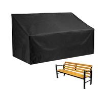 LearnLyrics Funda para banco de jardín, funda de asiento de banco, funda a prueba de desgarros, funda de asiento para exteriores, protector de banco de jardín, sofá de jardín, funda de protección para