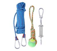 LearnLyrics Juguete de remolcador para perros, juguete con cuerda de resorte | Juguetes interactivos con cuerda de resorte para perros - Spring Pole Dog Rope Cuerda de masticar Juguetes Fabricante