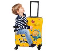 LearnLyrics Maleta De Viaje Para Niños, Equipaje De Mano Para Niños,Equipaje Ruedas Con Ruedas - Paseo Infantil En Carretilla, Paseo Infantil En Maleta, Equipaje De Giratorio Para El Día Del Niño,