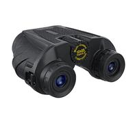LearnLyrics Prismáticos de viaje, prismáticos para observación de aves, telescopio para prismáticos de exterior impermeables 12 × 25, telescopio telescópico HD con paño de limpieza para partidos de