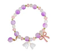 LearnLyrics Pulsera Lily of the Valley, pulseras de flores para mujer | Joyería de boda de pulsera de colorida | Accesorios de mano de Brangle de flores para banquetes de citas, Se référer à la
