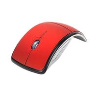 LearnLyrics - Ratón inalámbrico USB para Ordenador portátil, ratón Plegable ergonómico de Lujo 2,4 G inalámbrico, Accesorios para Ordenador portátil, ratón para PC Plug and Play, Largo