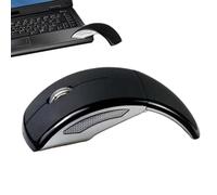 LearnLyrics Ratón inalámbrico USB, ratón inalámbrico USB, ratón Plegable ergonómico de Lujo 2,4 G inalámbrico | Accesorios para Ordenador portátil, ratón para PC Plug and Play, Largo Alcance de 15 m,
