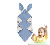 LearnLyrics Rot de bebé para mayor comodidad, baberos de tela para bebé - Bandana de algodón para bebé, babero, 12x12 pulgadas, eructo para bebé | Toalla de eructo suave de doble capa absorbente para
