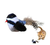 LearnLyrics Simulación de pájaro Toys Cat Toys Pluma Juguetes para Gatos - Juguetes para Gatos Flutter