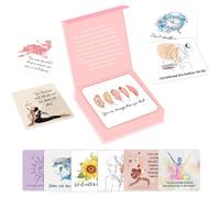 LearnLyrics Tarjetas de afirmación, tarjetas de afirmación, hermosas tarjetas inspiradoras y motivadoras de aliento - Afirmaciones diarias, tarjetas espirituales únicas positivas para mujeres, amigos,