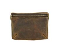 LEAS Bolsa de cinturón escarcela faldriquera faltriquera para señores y señoras Vintage Style, Piel auténtica, coñac Vintage-Collection''