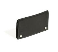 LEAS Bolsa de Tabaco para señores y señoras, Piel auténtica, Negro Special Edition''