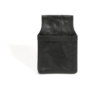 LEAS Bolsa para Cartera de Camarero para señores y señoras, Piel auténtica, Negro Special Edition''