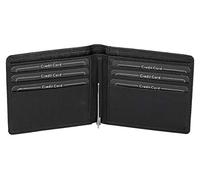 LEAS Cartera con Clip para Billetes Pinza para Billetes, Piel auténtica, Negro Special Edition''