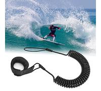 Leash Paddle Surf 5.5MM 10 Pies Correa de Tabla de Surf TPU Correa Espiral Seguridad de Tobillo Leash de Cintura de Surf Cuerda para Pierna para Kayak Sup Surf Leash para Stand Up Paddle Board