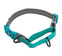 Leashboss - Collar de Nailon Reflectante para Perros Grandes, medianos y pequeños, sin tirones, con Hebilla de liberación rápida