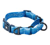 Leashboss - Collar Martingala para perros, collar reflectante de nailon para perros grandes, medianos y pequeños, collar de entrenamiento para mascotas sin tirones, hebilla de liberación rápida,