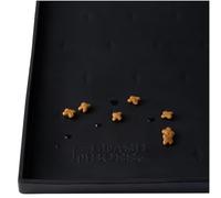 Leashboss Splash Mat XXL Alfombrilla de Comida para Perro con Labio Alto, 76,2 x 55,8 cm, Alfombrilla Extra Grande para Perros y Gatos para Alimentos y Agua, Antideslizante, Impermeable