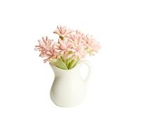 leasote Casa de muñecas decorativa útil para casa de muñecas, casa de muñecas en maceta, bonsái, juguete rosa