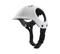 leasote Casco ligero para mascotas, suministros para perros activos, casco para mascotas con agujeros para las orejas, sombrero de seguridad para perros para actividades al aire libre, color blanco