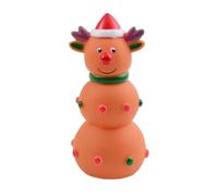 leasote Juguete interactivo de goma resistente a las mordeduras para perros con sonido integrado, diseño de limpieza de dientes