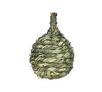 leasote Juguete masticable de madera natural para hámster, juguete de hierba natural con forma de fruta, juguete de molienda de dientes para ardillas, conejos, chinchillas, cobayas, hámster pequeños