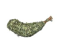 leasote Juguete masticable de madera natural para hámster, juguete de hierba natural con forma de fruta, juguete de molienda de dientes para ardillas, conejos, chinchillas, cobayas, hámster pequeños