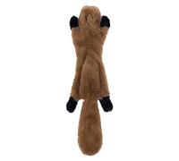 leasote Juguetes de peluche para mascotas, juguetes masticables duraderos para perros, zorro, ardilla, vaca, mapache, león, pingüino, juguete interactivo para masticar perros pequeños, medianos y