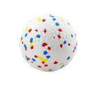 leasote Pelota de entrenamiento para perros para jugar al aire libre, juguete de alto rebote para mascotas, resistente a las mordeduras, interactiva, alta elasticidad, molienda de dientes, L