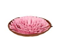 leasote Tapete de alimentación para perros, tapete portátil antideslizante para gatos, perros, plegable, para entrenamiento de olores, suministros para mascotas, color rosa