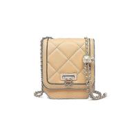 Leather Bagtrend One-shoulder Mobile Phone Bag Femalewild Small Golden Ball Chain Messenger Bag Summer