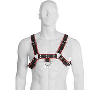 Leather Body Leather Body Chain Harness III/Red 150 g