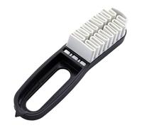 Leather Brush - 2 in 1 Soft Bristles Cleaner | Multipurpose Stain Remover with Gentle Polishing Action & Compact Travel Features for Furniture Purse Wallet Jacket Sofa