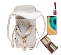 Leather Bucket Bags for Women - Small Cute Purse - PU Leather Bucket Bag | for Ladies Women Sport Camping Evening Wedding Party Prom Girl Bride Engagement