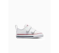 Leather Converse Chuck Taylor All Star 2V para niño/a pequeño/a Zapatillas Corte Bajo para Mujeres en Blanco, Talla EU 25 Blanco EU 25