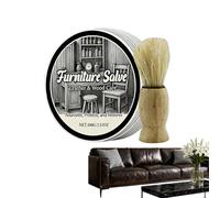 Leather Couch Cleaner Balm, Multipurpose Leather Repair Cream, Cleaning Furniture Recoloring Restoration Conditioner for Sofa Seat Car Boot Floor Upholstery Care Protection, 3.27x1.18 Inches