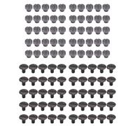 Leather Craft Rivets and Screws 50 Sets | 6mm Gunmetal Zinc Alloy Fasteners for Belts/Bags/Shoes | Secure Fixation Rustproof Rivets for Clothing Decoration and Repair