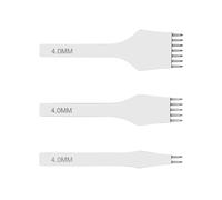 Leather Craft Tool Prong Punches 2/5/7 Prong Lacing Stitching Tool Set Craft Hole Puncher 3mm 4mm 5mm Leather Stitching Punch