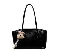 Leather Cross Body Bag Women Shoulder Bag Versatile Tote Handbags Large Capacity Handbag with Pendant for Women Ladies Work Shopping Traveling Dating Party Daily Use