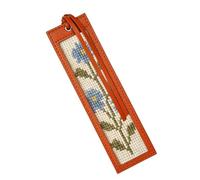 Leather Cross Bookmark Holder Handmade Embroidery Bookmark Display S