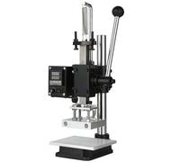 Leather Embossing Machine,Hot Foil Stamping Machine,Digital Display Of Temperature, Intuitive And Accurate,Temperature Adjustable,Suitable For Leather, Paper, Plastic, LJJY-KK, a, 10 * 13cm