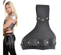 Leather Frog - Hebilla de cinturón para percha de escoba, construcción remachada resistente, soporte de portátil vintage | Artículos de cuero cosidos a mano para accesorios de escena de té