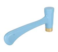 Leather Hammer Stamp Tool Hand Made Craft Brass Head Percussion Hammer for DIY Leather Crafting Iron Plastic Handle 215mm Christmas Gifts