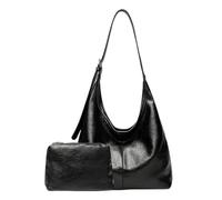 Leather Hobo Bag, Retro Slouchy Soft Shoulder Handbag With Adjustable Strap, Stylish Everyday Women Hobo Bag For Work Travel Daily Commuting Shopping Office Use Elegant Carry Storage Fashion Accessory